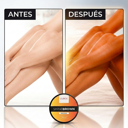 SHINEBROWN · Consigue un Bronceado Más Intenso y Duradero - OFERTA 1+1 GRATIS